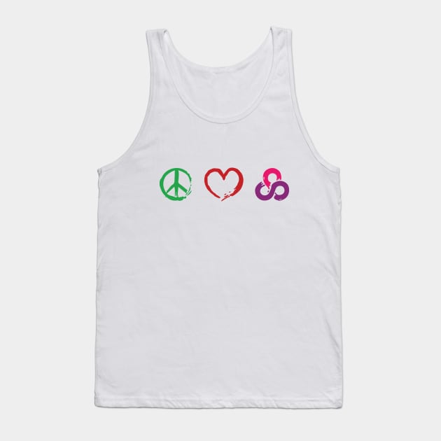 Peace.Love.Roo Tank Top by nothisispatr.ck